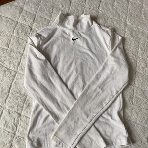 Nike White Long Sleeve Top